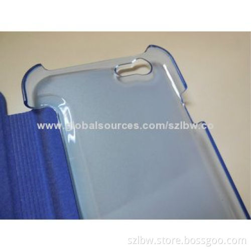 Plastic Leather Case with Call Display ID for iPhone 6, Small Quantity Accepted